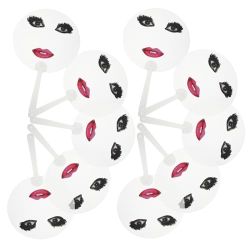 Cabilock 10 Stück Künstlerischem Lippenmuster für Diy Projekte Partyzubehör und Dekorationen von Cabilock