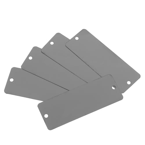 Cabilock 10 Stück Namensschild Blanks Teilig mit Löchern Verschleißfest Kratzfest DIY Metall Gravur Schilder für Tür Industrie Outdoor und Büro Anwendungen Cabilock 10 Stück Namensschild Blanks Teilig mit Löchern Verschleißfest Kratzfest DIY Metall Gravur Schilder für Tür Industrie Outdoor und Büro Anwendungen von Cabilock