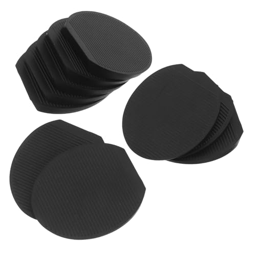 Cabilock 10 Stück Ovaler Stabilisatoren für Möbel Wackel Wedges zur Ausrichtung von Tischen rutschfeste Unterlagen für Verschiedene Möbelbeine Langlebige Gummidämpfer für Stabilität und von Cabilock