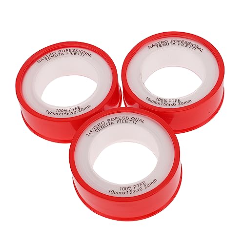 Cabilock 10 Stück Ptfe Dichtungsband für Rohrverbindungen Wasserfestes Klebeband für Sanitärinstallationen für Wasserhähne und Gartenschläuche Vielseitig und Zuverlässig Cabilock 10 Stück Ptfe Dichtungsband für Rohrverbindungen Wasserfestes Klebeband für Sanitärinstallationen für Wasserhähne und Gartenschläuche Vielseitig und Zuverlässig von Cabilock