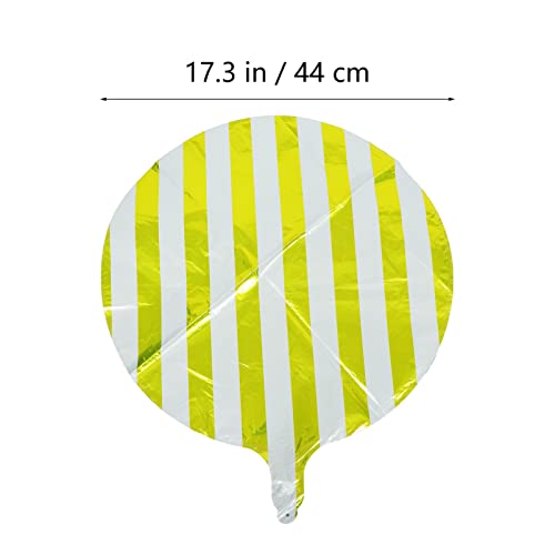 Cabilock 10 Stück Runde Streifenballons Pastellfarben Folienballons für Hochzeiten und Geburtstagsfeiern Vielseitig Einsetzbar zur Dekoration von Wänden Türen und Fenstern Cabilock 10 Stück Runde Streifenballons Pastellfarben Folienballons für Hochzeiten und Geburtstagsfeiern Vielseitig Einsetzbar zur Dekoration von Wänden Türen und Fenstern von Cabilock