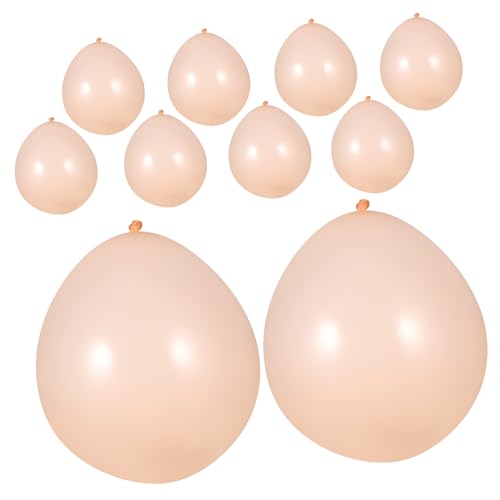 Cabilock 10 Stück Runder Latexballon Gänseblümchen Glückwunsch Pastell heiße Ballons Geburtstag Luftballons Blau hochzeitsdeko Dekorationen für Hochzeitsballons Latexballons Emulsion Orange von Cabilock