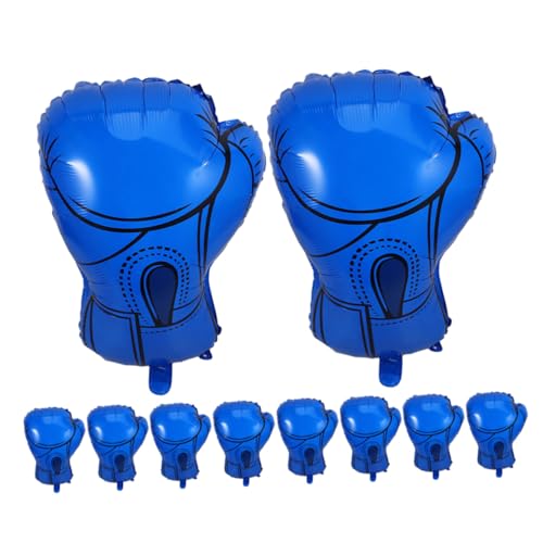 Cabilock 10 Stück Teiliges Aluminiumfolie Boxhandschuh Luftballons Sportliche Partydekoration für Box und Wrestling Mottopartys Langlebig Formstabil Geburtstagsdeko für Männer Cabilock 10 Stück Teiliges Aluminiumfolie Boxhandschuh Luftballons Sportliche Partydekoration für Box und Wrestling Mottopartys Langlebig Formstabil Geburtstagsdeko für Männer von Cabilock