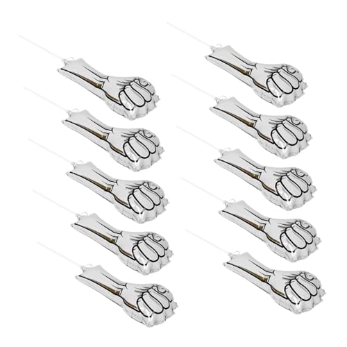 Cabilock 10 Stück Teiliges Aufblasbare Sport- Fäuste Aluminiumfolie Cheerleading Requisiten für Basketball Fußball Party Sportveranstaltungen Fansupport Cabilock 10 Stück Teiliges Aufblasbare Sport- Fäuste Aluminiumfolie Cheerleading Requisiten für Basketball Fußball Party Sportveranstaltungen Fansupport von Cabilock