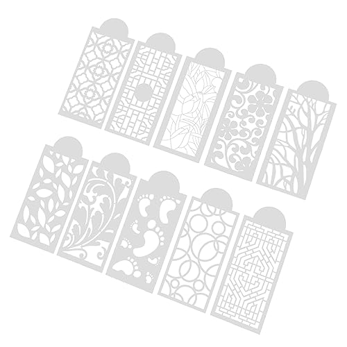Cabilock 10 Stück Teiliges Cake Art Molds Hochwertige Backwerkzeuge für Tortendekoration Wiederverwendbare Schablonen aus Hochwertigem Material für Kreative Backprojekte und an Freunde Cabilock 10 Stück Teiliges Cake Art Molds Hochwertige Backwerkzeuge für Tortendekoration Wiederverwendbare Schablonen aus Hochwertigem Material für Kreative Backprojekte und an Freunde von Cabilock