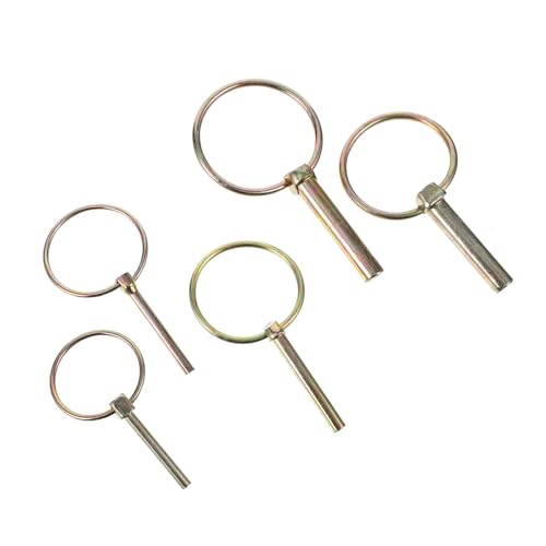 Cabilock 10 Stück Teiliges Federbelastete Lynch pins aus Verzinktem Kohlenstoffstahl Selbstsichernde Anhängerkupplung Sicherungsstifte Rostbeständig Geeignet für Traktor Anhänger Schwere Cabilock 10 Stück Teiliges Federbelastete Lynch pins aus Verzinktem Kohlenstoffstahl Selbstsichernde Anhängerkupplung Sicherungsstifte Rostbeständig Geeignet für Traktor Anhänger Schwere von Cabilock