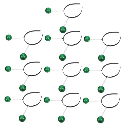 Cabilock 10 Stück Teiliges Grünes Haarreif mit Feder Antenne und Glänzenden Kugeln Kreative Kostüm Accessoires für Karneval Halloween Cosplay und Party Cabilock 10 Stück Teiliges Grünes Haarreif mit Feder Antenne und Glänzenden Kugeln Kreative Kostüm Accessoires für Karneval Halloween Cosplay und Party von Cabilock