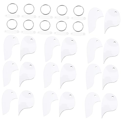 Cabilock 10 Stück Teiliges Herz Schlüsselanhänger DIY Blanko Schlüsselringe Robustes Material Kreative Herzform zum Bemalen und Gravieren für Frauen Rucksack Dekoration Cabilock 10 Stück Teiliges Herz Schlüsselanhänger DIY Blanko Schlüsselringe Robustes Material Kreative Herzform zum Bemalen und Gravieren für Frauen Rucksack Dekoration von Cabilock