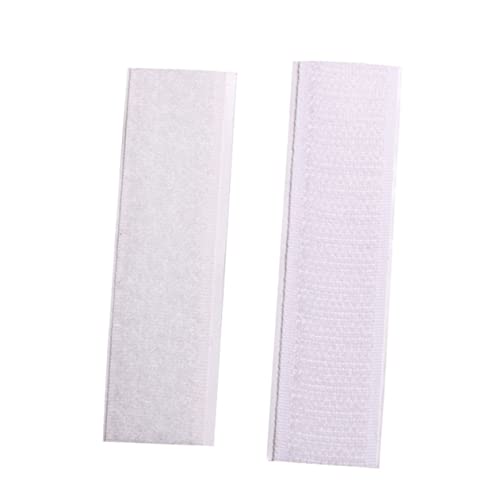 Cabilock 10 Stück Teiliges Selbstklebendes Klettpads Stark Haftendes Klettband Wiederverwendbar und Ablösbar Transparent Geeignet für Glatte Oberflächen Wie Kunststoff Metall für Büro von Cabilock