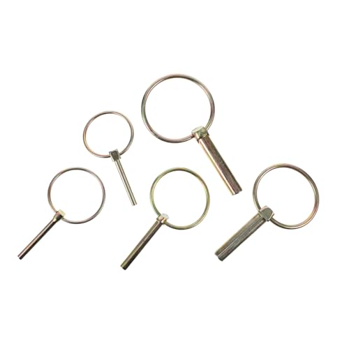 Cabilock 10 Stück Teiliges Sicherungsstift Sortiment aus Hochfestem Stahl Federbelastete Lynchpins für Traktoren Anhänger Rasenmäher Rostfrei Schnell Abnehmbar Vielseitig Einsetzbar für Cabilock 10 Stück Teiliges Sicherungsstift Sortiment aus Hochfestem Stahl Federbelastete Lynchpins für Traktoren Anhänger Rasenmäher Rostfrei Schnell Abnehmbar Vielseitig Einsetzbar für von Cabilock
