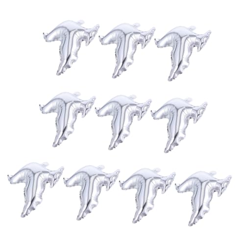 Cabilock 10 Stück Teiliges Silberne Aluminiumfolie Dove Ballons Realistische Taubenform Langlebig und Elegant für Geburtstags und Hochzeitsdeko Einfache Befüllung für Festliche Atmosphäre Cabilock 10 Stück Teiliges Silberne Aluminiumfolie Dove Ballons Realistische Taubenform Langlebig und Elegant für Geburtstags und Hochzeitsdeko Einfache Befüllung für Festliche Atmosphäre von Cabilock