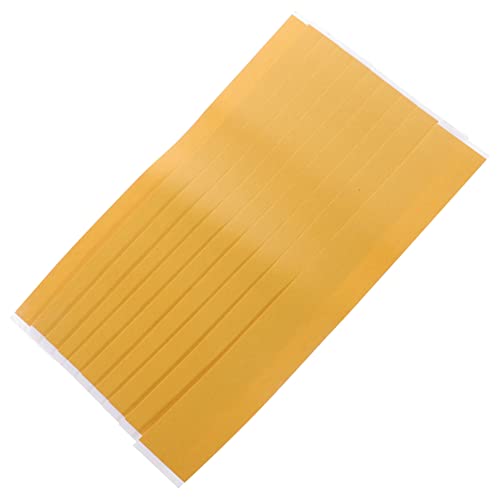 Cabilock 10 Stück doppelseitiges Klebeband einseitig Handwerk Doppelseite beidseitig Holzbearbeitungswerkzeuge Streifen Doppelklebeband für die Holzbearbeitung Bastelband PVC Gelb von Cabilock