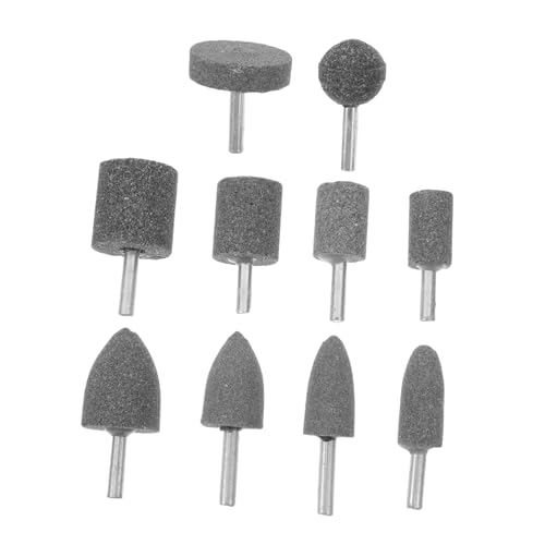 Cabilock 10-teiliges Rotierendes Schleifstein-bit-set, Schleifstein-schärfbit-set, Braune Korund-schleifköpfe, Polierscheiben Für Elektrische Bohrmaschinen Cabilock 10-teiliges Rotierendes Schleifstein-bit-set, Schleifstein-schärfbit-set, Braune Korund-schleifköpfe, Polierscheiben Für Elektrische Bohrmaschinen von Cabilock