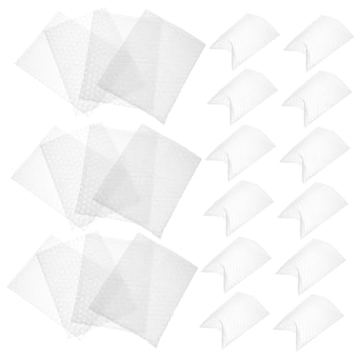 Cabilock 100 Stck Klare Luftpolsterbeutel Doppelschichtige Schutzverpackung für Sicheren Versand und Aufbewahrung für Kleine Unternehmen und Transport von Cabilock