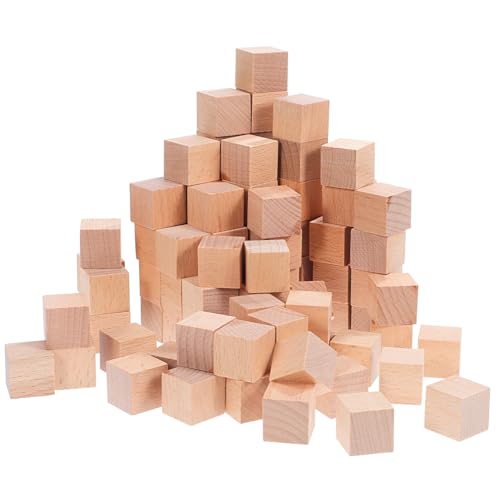 Cabilock 100 Stück Blanko Holzwürfel Massivholz Quadratische Bausteine zum Basteln Diy Pädagogische Bauklötze für Kreative Holzformen für Gruppenprojekte Cabilock 100 Stück Blanko Holzwürfel Massivholz Quadratische Bausteine zum Basteln Diy Pädagogische Bauklötze für Kreative Holzformen für Gruppenprojekte von Cabilock