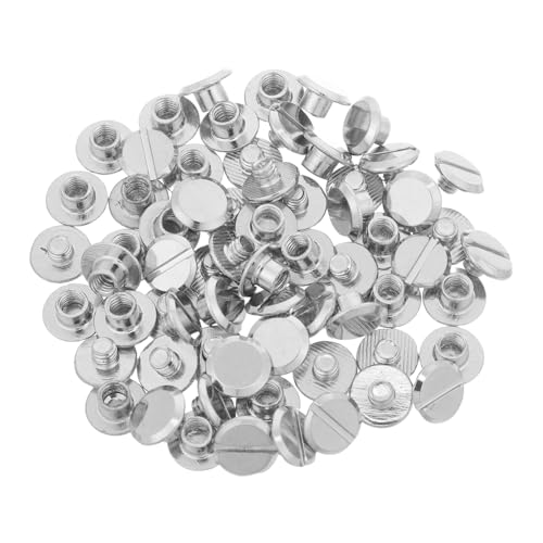 Cabilock 100 Stück Buchschrauben Metall Binding Schrauben Mutter und Tochter Nieten für Buchbindung Fotoalben Büroordner Diy Dekoration Einfache Montage Langlebig Cabilock 100 Stück Buchschrauben Metall Binding Schrauben Mutter und Tochter Nieten für Buchbindung Fotoalben Büroordner Diy Dekoration Einfache Montage Langlebig von Cabilock