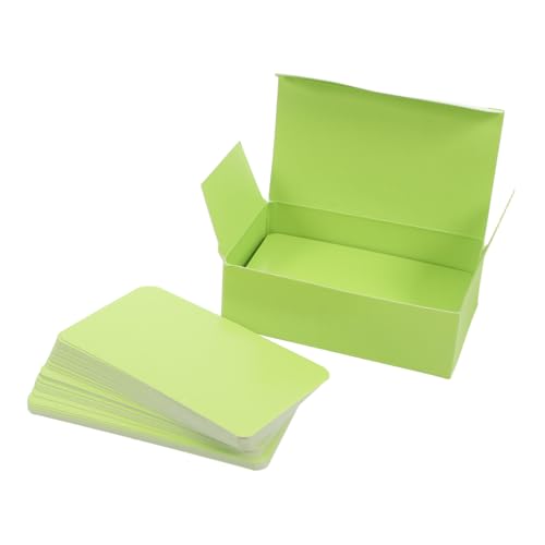 Cabilock 100 Stück Englisch-Lernkarten Ecke Name visitenkarten leere Flash-Papiere Lernkarten leer weißes Vokabelpapier Notizkarte leeres Nachrichtenpapier leeres Spielbrett Grün Cabilock 100 Stück Englisch-Lernkarten Ecke Name visitenkarten leere Flash-Papiere Lernkarten leer weißes Vokabelpapier Notizkarte leeres Nachrichtenpapier leeres Spielbrett Grün von Cabilock