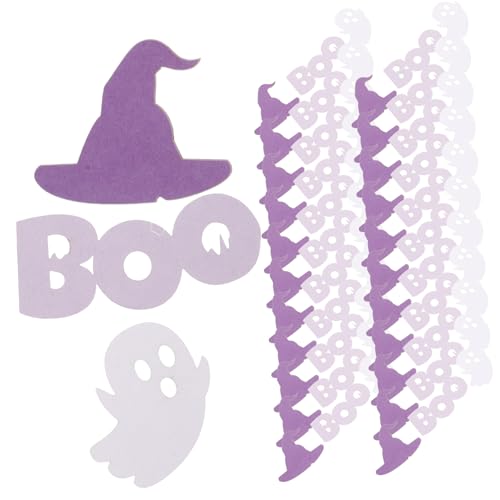 Cabilock 100 Stück Halloween Dekorationsset Teilig Konfetti mit Geistern und Hexenhüten Partystreuware für Halloween Feiern Tischdekoration und Geschenkgutscheine Cabilock 100 Stück Halloween Dekorationsset Teilig Konfetti mit Geistern und Hexenhüten Partystreuware für Halloween Feiern Tischdekoration und Geschenkgutscheine von Cabilock