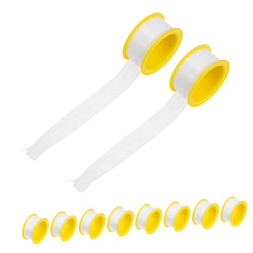 Cabilock 100 Stück Klempnerband Für Duschkopf Wasserdichtes Band Klebeband Für Gasleitungen Anti-rutsch-band Weißes Klebeband Wohnmobil-dachband Gasband Fadenband Weißes Klempnerband Ptfe von Cabilock