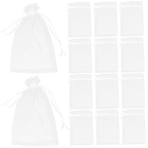 Cabilock 100 Stück Organzasäckchen Kleine Kordelzug Taschen für Hochzeiten Geburtstage Mit Stabilem Design Langlebig und Vielseitig Einsetzbar Cabilock 100 Stück Organzasäckchen Kleine Kordelzug Taschen für Hochzeiten Geburtstage Mit Stabilem Design Langlebig und Vielseitig Einsetzbar von Cabilock