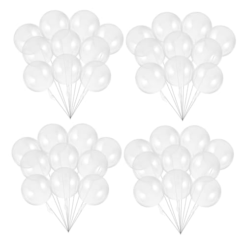 Cabilock 100 Stück Teiliges Transparente Bobo Ballons Wiederverwendbare Plastikballons für Geburtstag Hochzeit Partydeko und Kreative Diy Dekorationen für Feierlichkeiten und Fotorequisiten von Cabilock