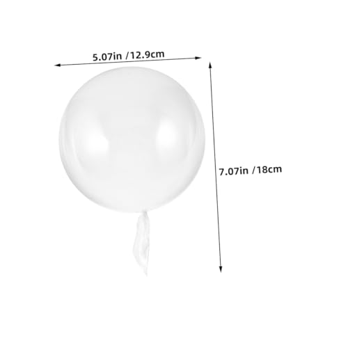 Cabilock 100 Stück Transparente Bobo Ballons Wiederverwendbar Vielseitige Partydekoration für Hochzeiten Geburtstage Events als Tischdeko Foto Requisite und Diy Deko Geeignet Cabilock 100 Stück Transparente Bobo Ballons Wiederverwendbar Vielseitige Partydekoration für Hochzeiten Geburtstage Events als Tischdeko Foto Requisite und Diy Deko Geeignet von Cabilock