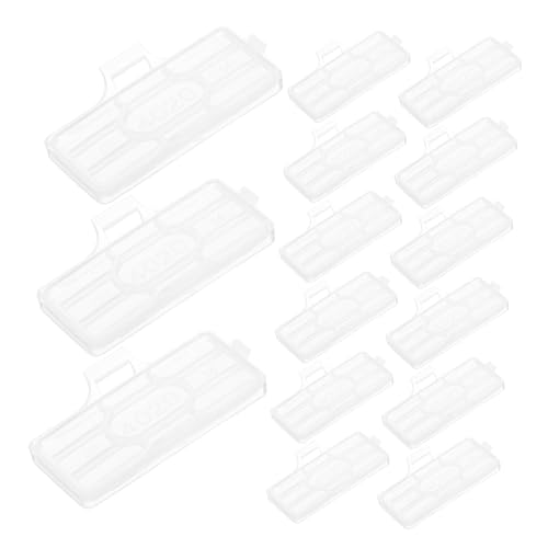 Cabilock 100 Stück Transparente Kabeletiketten Wiederverwendbare Wasserdichte Kunststoffbeschriftungen für Einfache Identifikation Außen und Nassbereichen von Cabilock