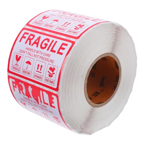 Cabilock 1000 Stück Fragile Versandetiketten Handhabungshinweise für Zerbrechliche Pakete Selbstklebende Aufkleber für Umzug Geschenkverpackung Lagerung und Versand Cabilock 1000 Stück Fragile Versandetiketten Handhabungshinweise für Zerbrechliche Pakete Selbstklebende Aufkleber für Umzug Geschenkverpackung Lagerung und Versand von Cabilock