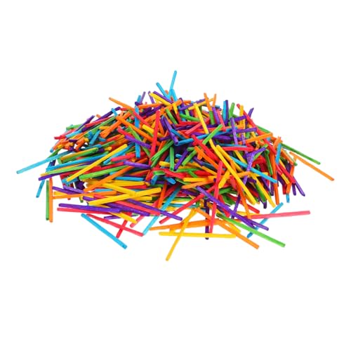 Cabilock 1000 Stück Teiliges Bunte Holzstäbchen Quadratisch Farbige Bastelhölzer für DIY Basteln Schulprojekte Modellbau und Kreative Kunstmaterialien für Erwachsene Cabilock 1000 Stück Teiliges Bunte Holzstäbchen Quadratisch Farbige Bastelhölzer für DIY Basteln Schulprojekte Modellbau und Kreative Kunstmaterialien für Erwachsene von Cabilock