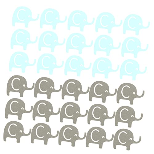Cabilock 100St Tischdekoration aus Papier Elefantentisch Konfetti am Geburtstagstisch Konfetti aus Elefantenpapier Dekorationen für Elefanten-Themenpartys Junge schmücken Ei Stück Papier von Cabilock