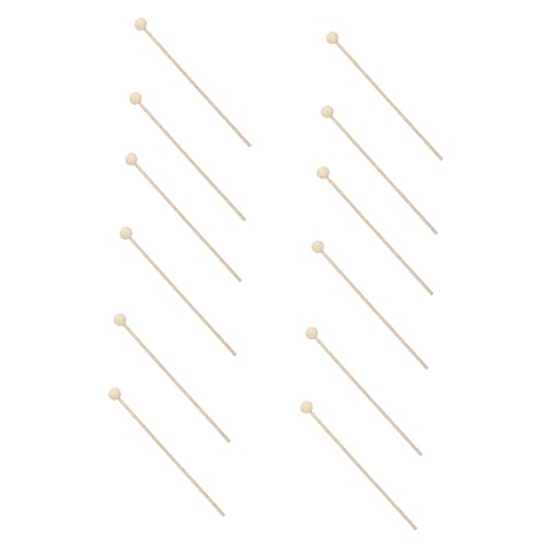 Cabilock 100Stücke DIY Holzstäbchen für Party Dekoration Kleine Lutscher Dekore für Dessert Tische Vielseitige Hölzerne Sticks für Hochzeiten Feiertage und Kreative Projekte von Cabilock