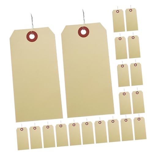Cabilock 100Stücke Manila Drahtanhänger Leere Etiketten Für Versand Verpackung Stabile Papieranhänger Mit Eisen Draht Für Preisschilder Beschriftungen Cabilock 100Stücke Manila Drahtanhänger Leere Etiketten Für Versand Verpackung Stabile Papieranhänger Mit Eisen Draht Für Preisschilder Beschriftungen von Cabilock