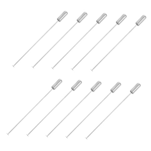 Cabilock 10Stücke Anstecknadeln Sicherheitsnadeln Broschen Für Herrenanzüge Kleidung Lange Weiße Stifte Für DIY Boutonnieres Dekoration Cabilock 10Stücke Anstecknadeln Sicherheitsnadeln Broschen Für Herrenanzüge Kleidung Lange Weiße Stifte Für DIY Boutonnieres Dekoration von Cabilock