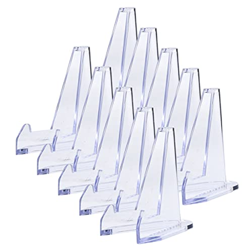 Cabilock 10pc Acryl Platte Zeigen Rack Display Staffeleien für Karten Fotos Cabilock 10pc Acryl Platte Zeigen Rack Display Staffeleien für Karten Fotos von Cabilock
