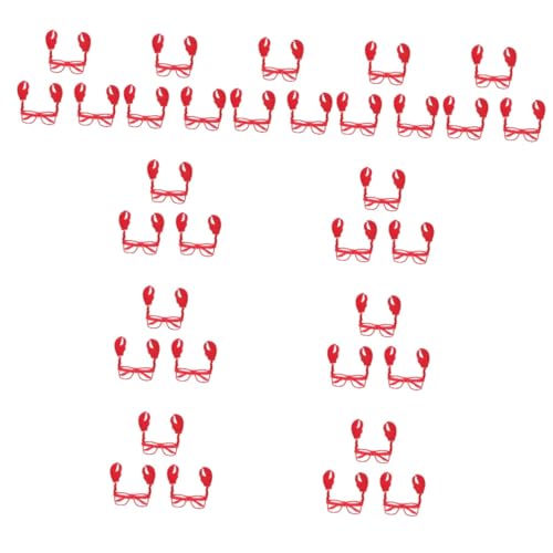 Cabilock 11 Sätze Krabbenförmige Brillen Lustige Foto Requisiten Für Erwachsene Für Partys Festivals Und Cosplay Hochwertiges Material 3 Stück * 11 von Cabilock