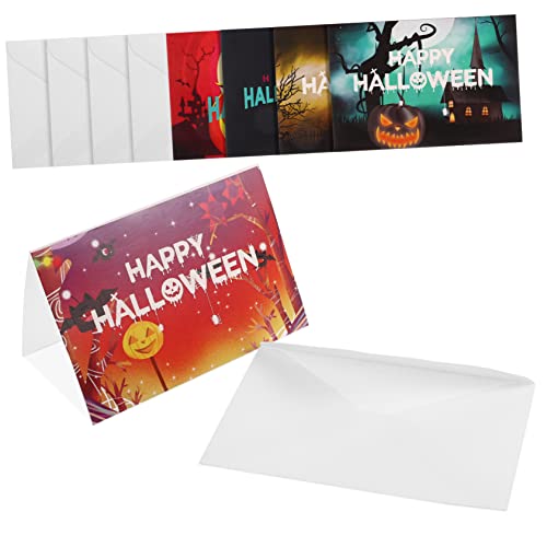 Cabilock 12 Sätze Halloween Einladungskarten mit Umschlägen Grußkarten für Halloween Party für Grusel Feiern Kreative Einladung für Erwachsene von Cabilock