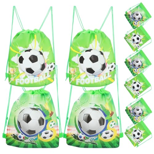 Cabilock 12 Stück Fußball Party Kordelzug Taschen Wiederverwendbare Goodie Bags aus Robustem Vliesstoff für Kindergeburtstage Sport Themenfeiern und für Kleine Rucksäcke Cabilock 12 Stück Fußball Party Kordelzug Taschen Wiederverwendbare Goodie Bags aus Robustem Vliesstoff für Kindergeburtstage Sport Themenfeiern und für Kleine Rucksäcke von Cabilock