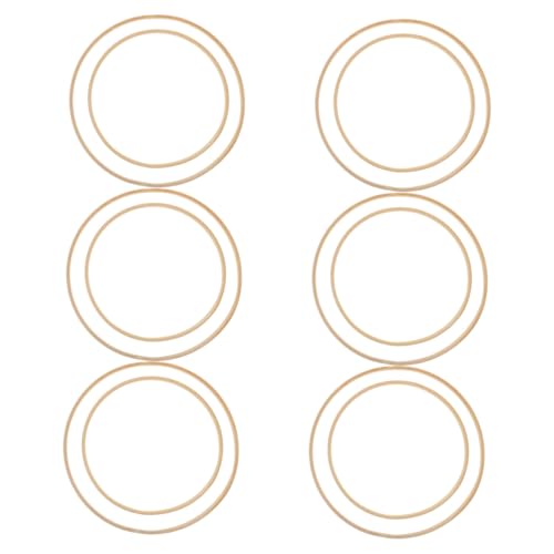 Cabilock 12 Stück Kreuzstich -werkzeugset Stickrahmen Basteln Stickkreis Runde Stickrohrkreis Kreis Handarbeitsreifen Runder Stickrahmen Kreisreifen Nähen Kreuzstichzubehör Bambus Beige Cabilock 12 Stück Kreuzstich -werkzeugset Stickrahmen Basteln Stickkreis Runde Stickrohrkreis Kreis Handarbeitsreifen Runder Stickrahmen Kreisreifen Nähen Kreuzstichzubehör Bambus Beige von Cabilock