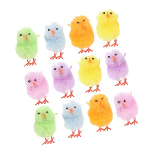Cabilock 12 Stück Plüsch Küken Flauschige Ostern Hühner Spielzeuge für Party und Mitgebsel für Ostern und Veranstaltungen Cabilock 12 Stück Plüsch Küken Flauschige Ostern Hühner Spielzeuge für Party und Mitgebsel für Ostern und Veranstaltungen von Cabilock