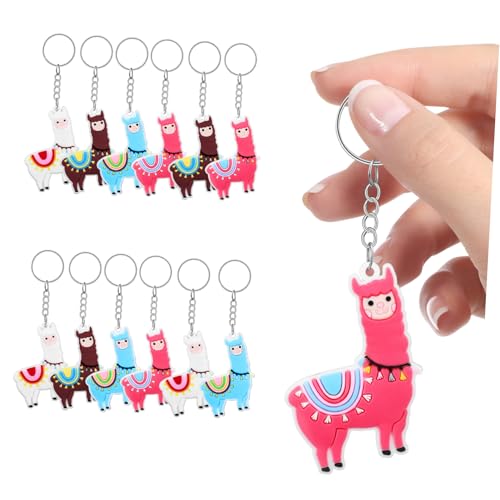 Cabilock 12 Stück Teiliges Alpaka Schlüsselanhänger aus Stabilem PVC Niedliche Cartoon Tieranhänger in und Braun Dekoratives Backpack Pendant als Geburtstagsdeko und Mitgebsel Cabilock 12 Stück Teiliges Alpaka Schlüsselanhänger aus Stabilem PVC Niedliche Cartoon Tieranhänger in und Braun Dekoratives Backpack Pendant als Geburtstagsdeko und Mitgebsel von Cabilock