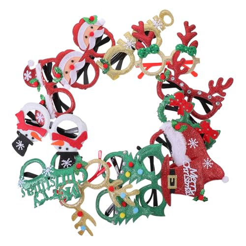 Cabilock 12St Gnom Weihnachtsschmuck Bonbongläser Kleidung Brille weihnachtsmotiv weihnachten weihnachtsverkleidung Weihnachtsfeier Foto Requisiten Brillen-Requisiten Kunststoffrahmen Cabilock 12St Gnom Weihnachtsschmuck Bonbongläser Kleidung Brille weihnachtsmotiv weihnachten weihnachtsverkleidung Weihnachtsfeier Foto Requisiten Brillen-Requisiten Kunststoffrahmen von Cabilock