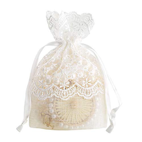 Cabilock 12st Spitzenbeutel Seilbeutel Slub Garn Schmuckbeutel Reise-Organizer-Taschen Schmuck-geschenktüten Geschenktüten Für Hochzeiten Bonbontüten Kordelzug Weiß Kleine Tasche Reisen Cabilock 12st Spitzenbeutel Seilbeutel Slub Garn Schmuckbeutel Reise-Organizer-Taschen Schmuck-geschenktüten Geschenktüten Für Hochzeiten Bonbontüten Kordelzug Weiß Kleine Tasche Reisen von Cabilock