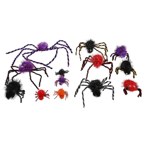 Cabilock 13 Stück Halloween Spinne Halloween Plüschtier Spinne Punk Haariges Spinnennetz Halloween Dekorationen Spinne Halloween Kostüm Partyzubehör Halloween Cabilock 13 Stück Halloween Spinne Halloween Plüschtier Spinne Punk Haariges Spinnennetz Halloween Dekorationen Spinne Halloween Kostüm Partyzubehör Halloween von Cabilock