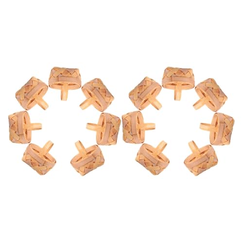 Cabilock 14 Stück Kleine Woven Körbe mit Griffen für Hochzeitsgeschenke Süßigkeiten und Kreative Dekorationen Cabilock 14 Stück Kleine Woven Körbe mit Griffen für Hochzeitsgeschenke Süßigkeiten und Kreative Dekorationen von Cabilock