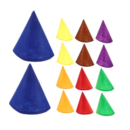 Cabilock 14 Stück Teiliges Filz Zwergenhut Bunte Kegelhüte aus Atmungsaktivem Filz Unisex Partyhüte für Halloween Weihnachten und Festliche Feiern Bequem und Leicht für Erwachsene Cabilock 14 Stück Teiliges Filz Zwergenhut Bunte Kegelhüte aus Atmungsaktivem Filz Unisex Partyhüte für Halloween Weihnachten und Festliche Feiern Bequem und Leicht für Erwachsene von Cabilock