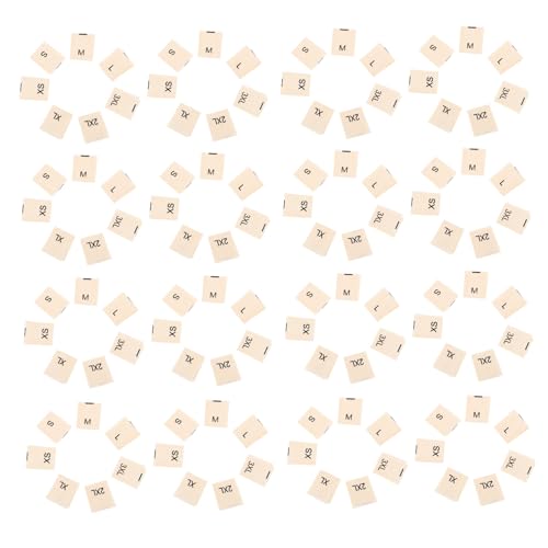 Cabilock 1400 Stück Teiliges Baumwollstoff Größenetiketten zum Nähen Bestickte Kleidungsgrößenmarken Xs Beige Strapazierfähige Waschbeständige Stoffanhänger für Bekleidungsherstellung und Cabilock 1400 Stück Teiliges Baumwollstoff Größenetiketten zum Nähen Bestickte Kleidungsgrößenmarken Xs Beige Strapazierfähige Waschbeständige Stoffanhänger für Bekleidungsherstellung und von Cabilock