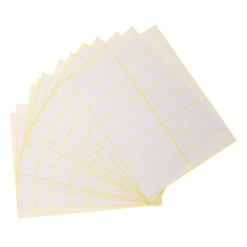 Cabilock 15 Blatt Preisschild Aufkleber schmucklos Etikett Preisaufkleber für Schreibwaren Preisaufkleber für Stifte Preisaufkleber für kleine Unternehmen leere aufkleber zum beschriften Cabilock 15 Blatt Preisschild Aufkleber schmucklos Etikett Preisaufkleber für Schreibwaren Preisaufkleber für Stifte Preisaufkleber für kleine Unternehmen leere aufkleber zum beschriften von Cabilock
