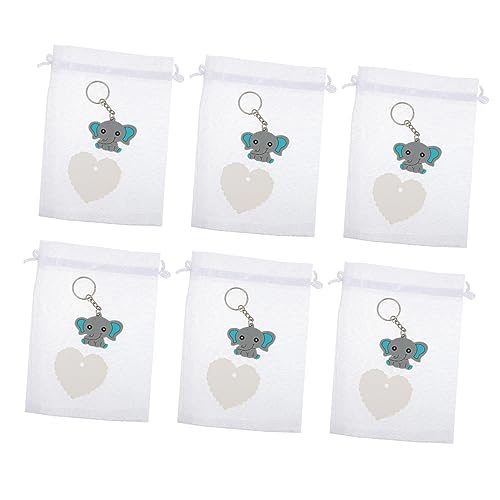 Cabilock 15-teiliges Elefanten-schlüsselanhänger-organzabeutel Für Babyparty Kuchendekoration Schlüsselanhänger-set Cabilock 15-teiliges Elefanten-schlüsselanhänger-organzabeutel Für Babyparty Kuchendekoration Schlüsselanhänger-set von Cabilock