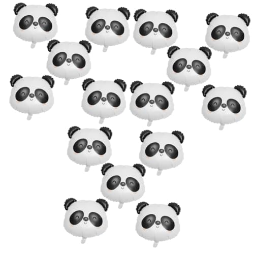 Cabilock 15 Stck Teiliges Panda Folienballon Niedlicher Großer Aluminiumfolie Ballon Reißfest und Langlebig Klare Druckqualität Kindergeburtstags Deko Sicher und Einfach Aufzublasen von Cabilock