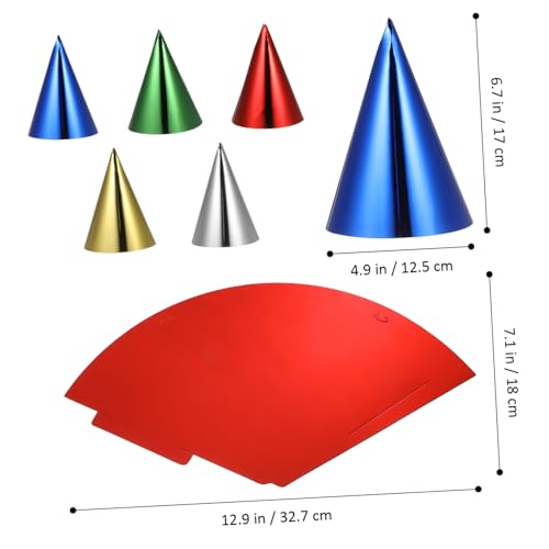 Cabilock 15 Stück Teiliges Bunte Geburtstags Partyhüte Konische Papierhüte mit Elastischem Band Farbenfrohe Festmütze für Geburtstagsfeiern Hochzeiten Jubiläen Vielseitig Einsetzbar Cabilock 15 Stück Teiliges Bunte Geburtstags Partyhüte Konische Papierhüte mit Elastischem Band Farbenfrohe Festmütze für Geburtstagsfeiern Hochzeiten Jubiläen Vielseitig Einsetzbar von Cabilock